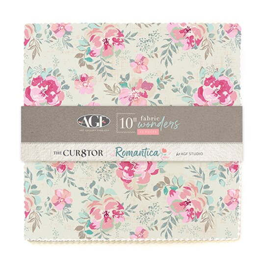The Cur8tor 10" Square Pack (Layer Cake) in Romantica by Art Gallery (10WCUR8RO4)